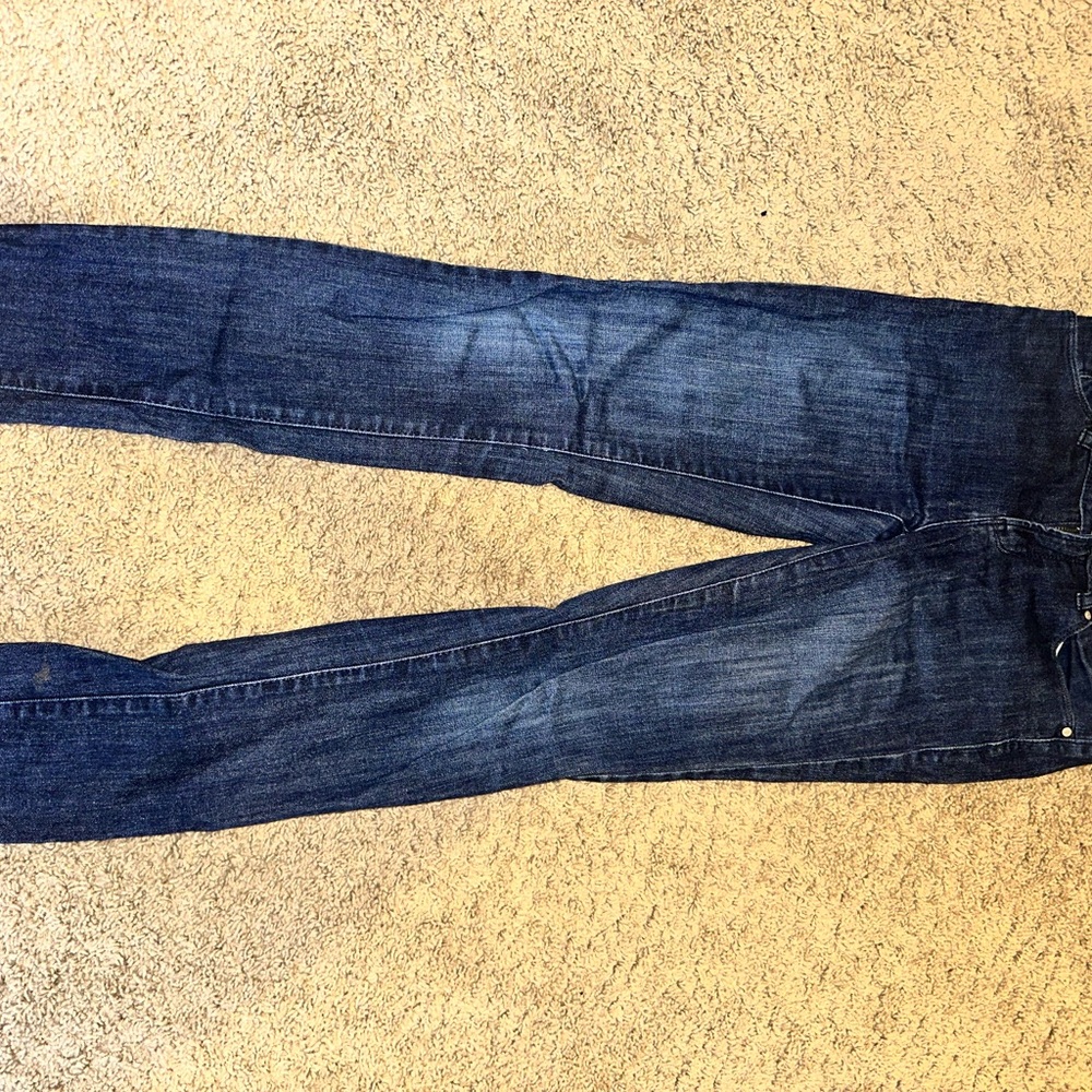 Dark blue jeans